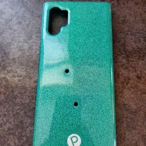 Sparkle turquoise note 10 plus loopy phone case